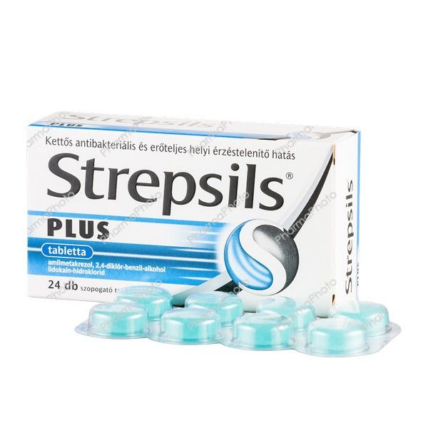 Strepsils Plus tabletta 24x