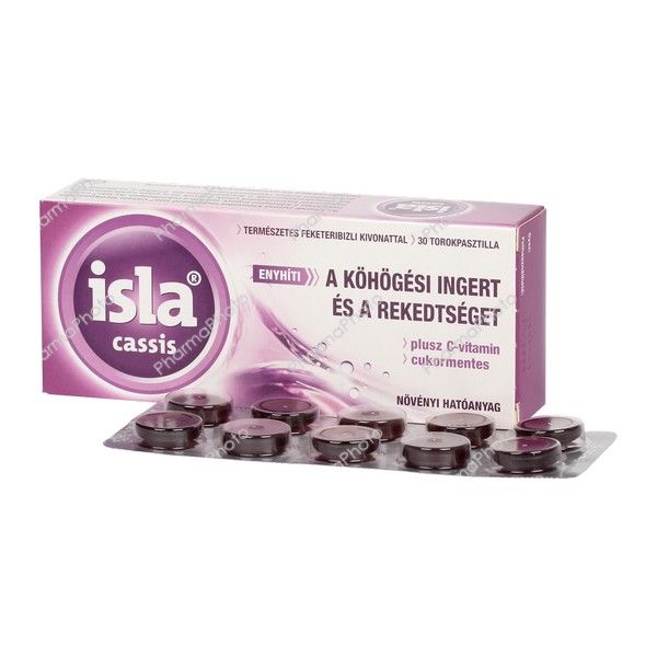 Isla-Cassis Plus C-vitamin szopogató tabletta 30x