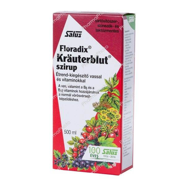 Krauterblut szirup vashiány ellen Floradix 500ml