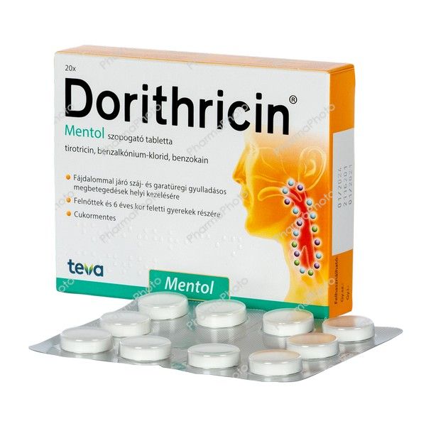 Dorithricin szopogató tabletta 20x