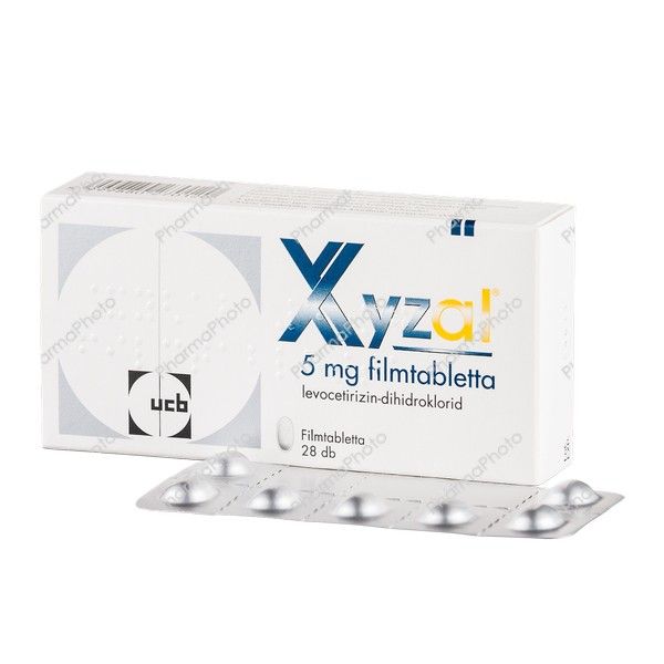 Xyzal 5 mg filmtabletta 28x