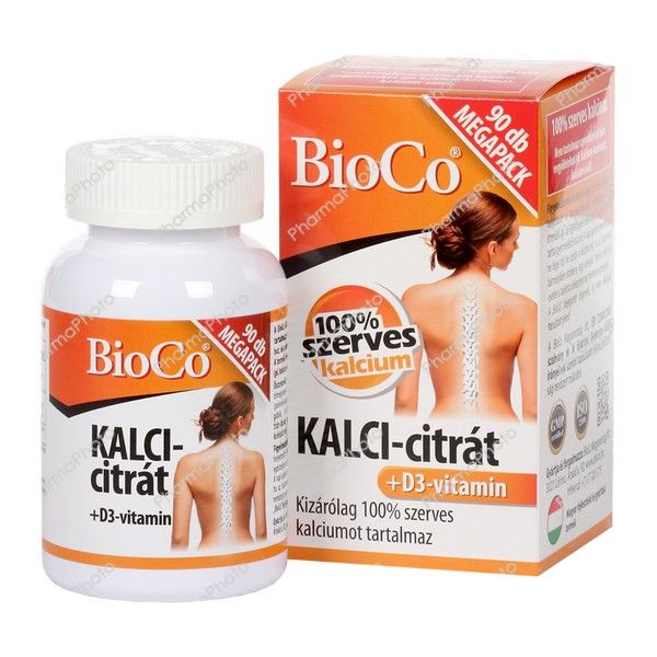 Bioco Kalci-Citrát D3 filmtabletta Megapack 90x