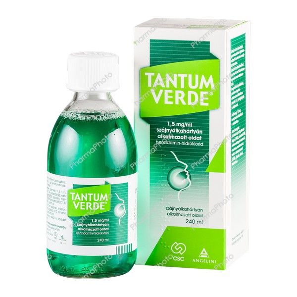 Tantum Verde 1,5mg/ml szájnyálkahártyán alk.oldat 240ml üveg