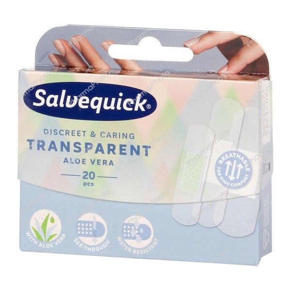 Salvequick sebtapasz átlátszó aloés 20x