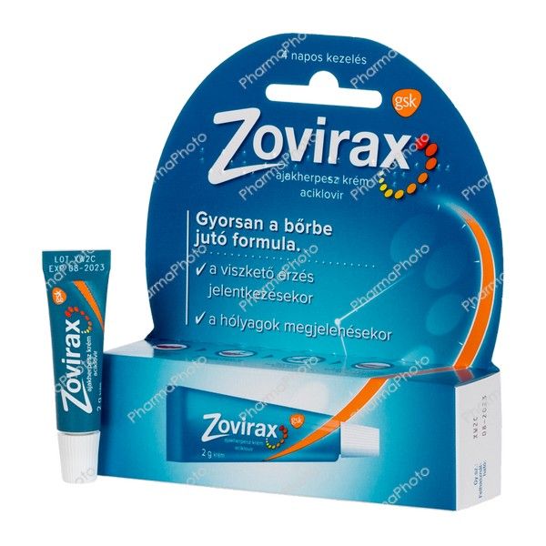Zovirax ajakherpesz krém 1x2g
