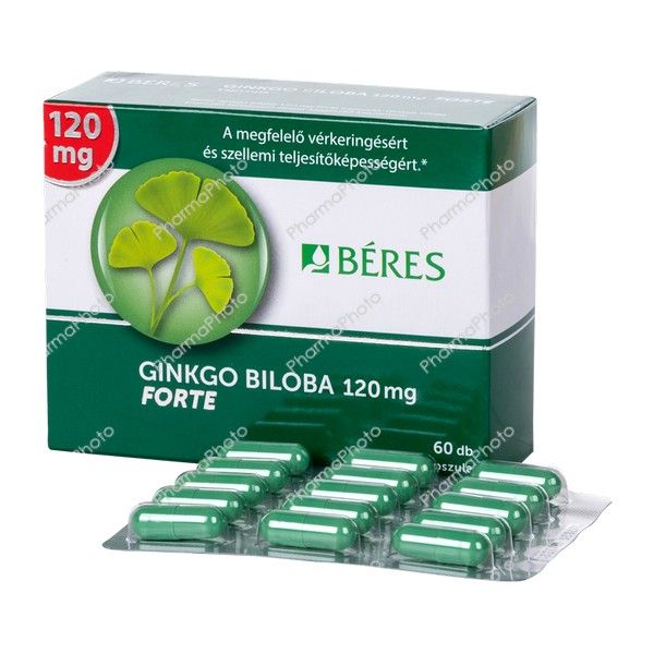 Béres Ginkgo Biloba 120 mg Forte kapszula 60x
